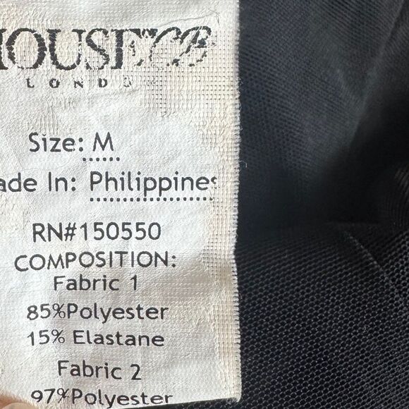 HOUSE OF CB Tatyana mini dress in black ruffle - Picture 15 of 15